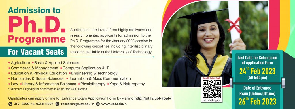 PhD program website banner