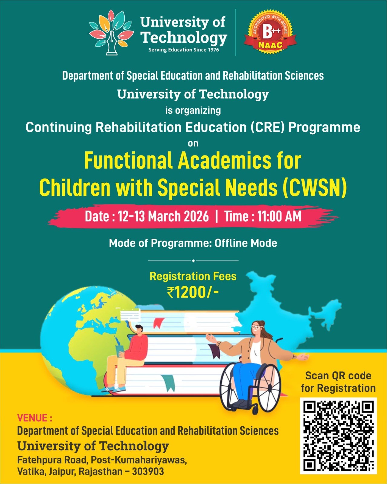 Local One Cre Program Registration Link: https://manage.uot.edu.in/event/registration ...