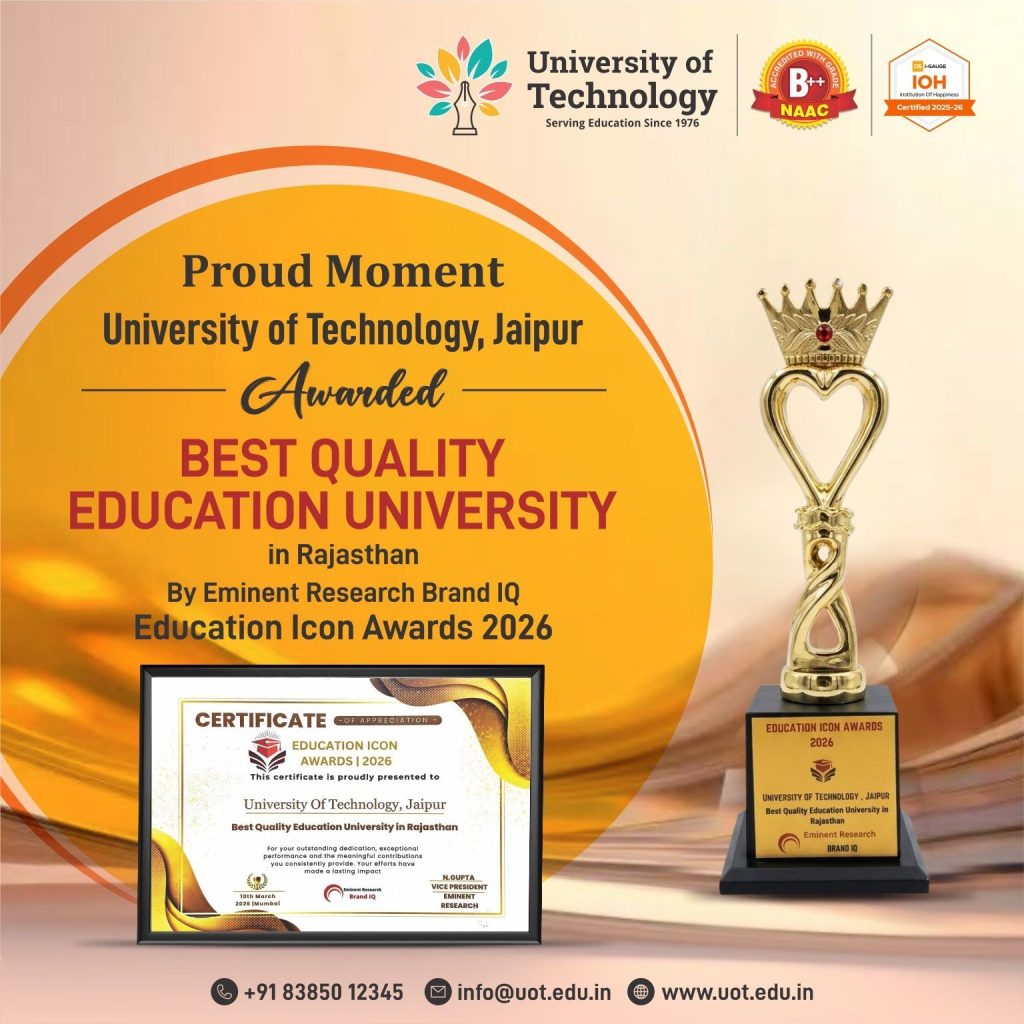 UOT Jaipur Achieves Excellence at Education Icon Awards 2026